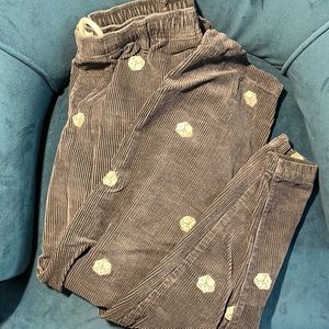 Urban outfitters dice corduroy straight leg pants